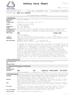 SDS - Chem