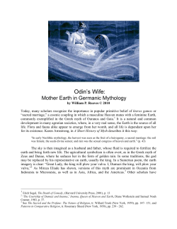Odin`s Wife - Germanic Mythology
