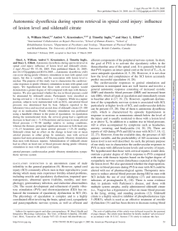 Autonomic dysreflexia during sperm retrieval in spinal cord injury