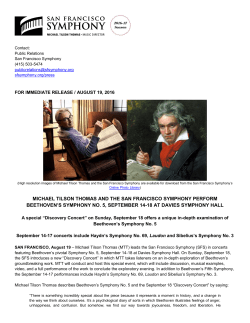 michael tilson thomas and the san francisco symphony perform