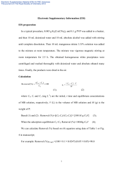 Electronic Supplementary Information