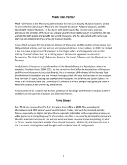 Mark Hall-Patton - Far West Popular Culture Association