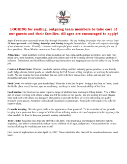 Employment - Argos Farm