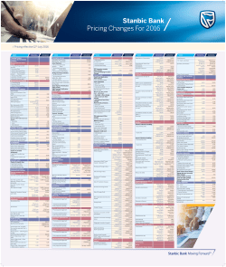 / Pricing effective 12th July 2016