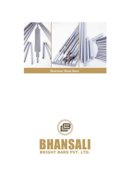 Bright Bars - Bhansali Precision Components