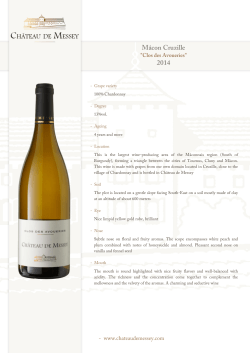 M&acirc;con Cruzille 2014
