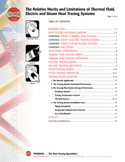 Steam Vs. Electric Heat Tracing