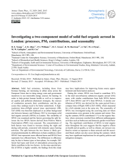 Investigating a two-component model of solid fuel organic aerosol in