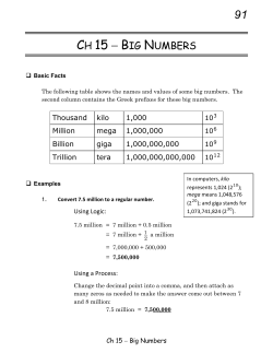 Ch 15 - Math With Steve