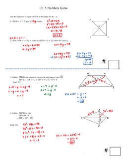 Review Algebra Practice