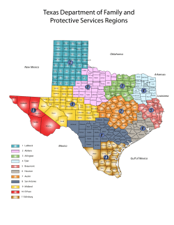 Texas DFPS Regions