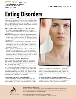 Eating Disorders