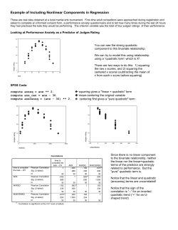 Example of Including Nonlinear Components in