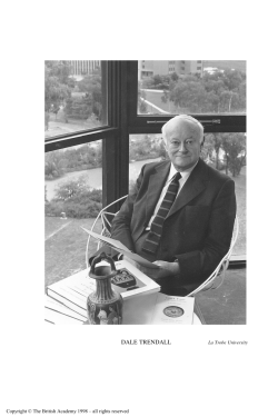 dale trendall - British Academy