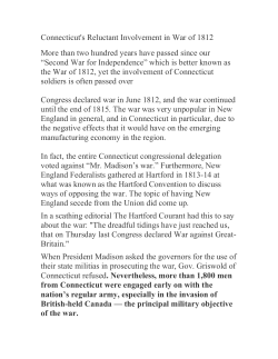 Here - Connecticut Daughters 1812