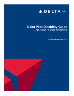 Delta Pilot Disability Claim Application