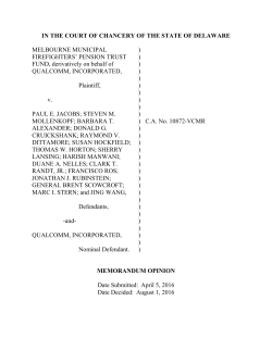 Melbourne Municipal Firefighters - Delaware Courts