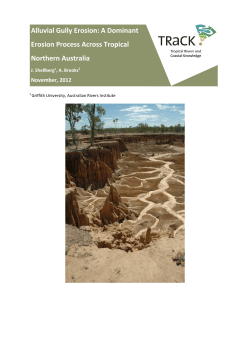 Alluvial Gully Erosion: A Dominant Erosion Process Across Tropical