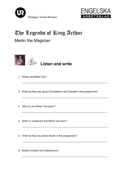 The Legends of King Arthur