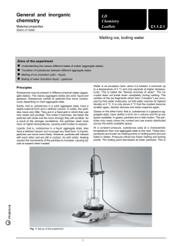 General and inorganic chemistry