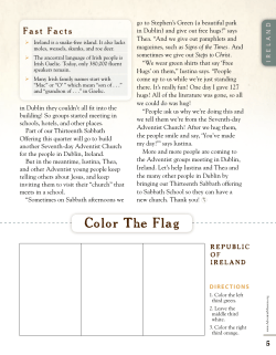 Color The Flag - Adventist Mission