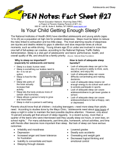 PEN Notes: Fact Sheet # 26