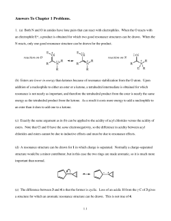 Answers To Chapter 1 Problems.