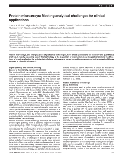 Protein Microarray Review