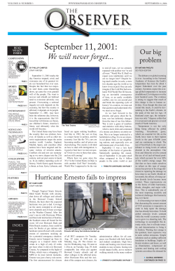 september 11, 2001: