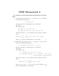 ODE Homework 3