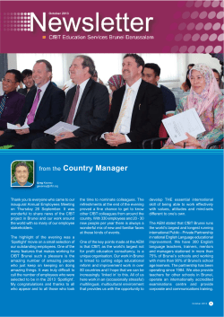October 2013 - CfBT | Brunei
