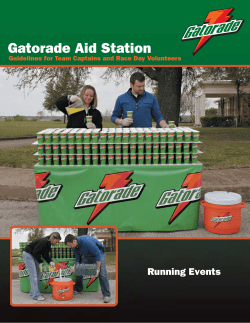 Gatorade Aid Station