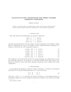Ramanujan type congruences for three-colored