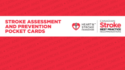 STROKE ASSESSMENT AND PREVENTION POCKET CARDS