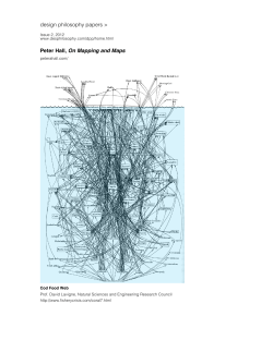 On Mapping and Maps - Information Design at Penn