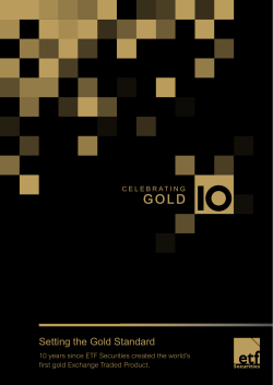 Setting the Gold Standard