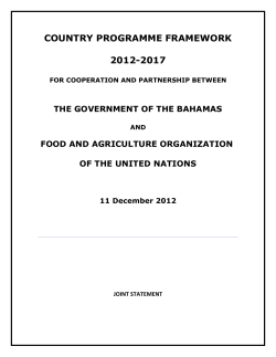 Bahamas - Food and Agriculture Organization of the United Nations