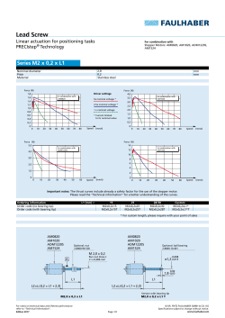 Lead Screw - faulhaber