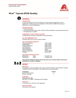 Rival Topcoat (RV28 Quality)