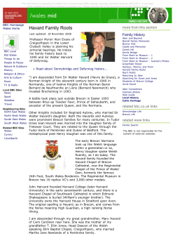 BBC - Mid Wales Family History