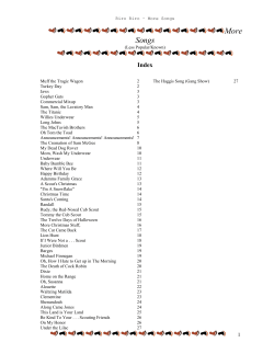 Campfire 1 - Songs
