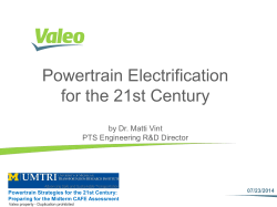 Powertrain Electrification for the 21st Century