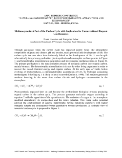 Methanogenesis: A Part of the Carbon Cycle with Implication for