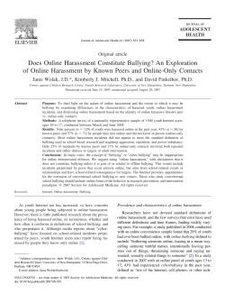 - Journal of Adolescent Health