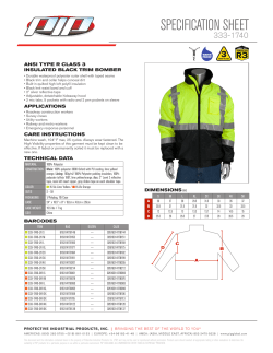 specification sheet - Protective Industrial Products