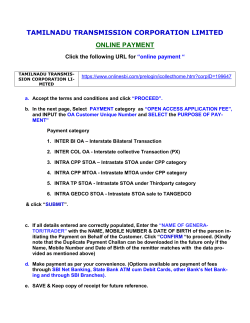 OA online payment