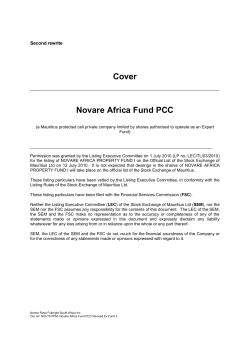 to Listing Particulars