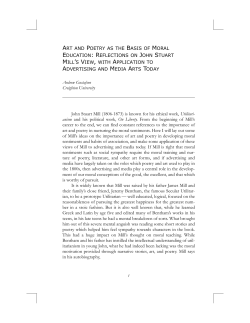 Art and Poetry as the Basis of Moral Education