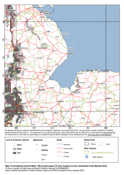 Map 15 Lincolnshire and the Wash, 100-km grid square TF