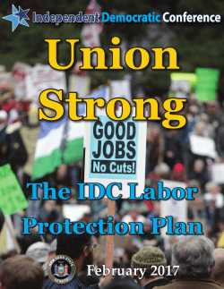 Union Strong - The New York State Constitutional Convention